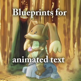 Games like [UE4] Blueprint based animated text widgets for UI |Unreal Engine 4
