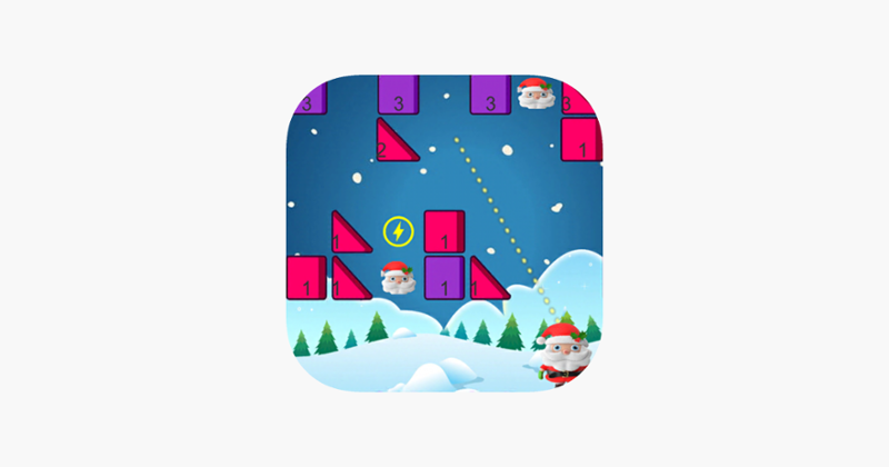 Brick Breaker Santa Game Cover