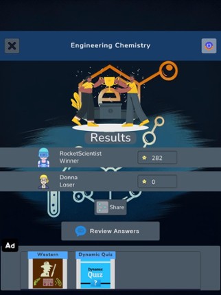 Chemistry Knowledge Quiz screenshot