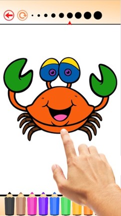 Coloring Book Sea Animal HD: Learn to paint and color a shark, jellyfish, crab and more Image