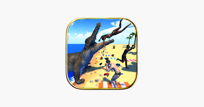 Crocodile Sim Beach Hunt Game Cover