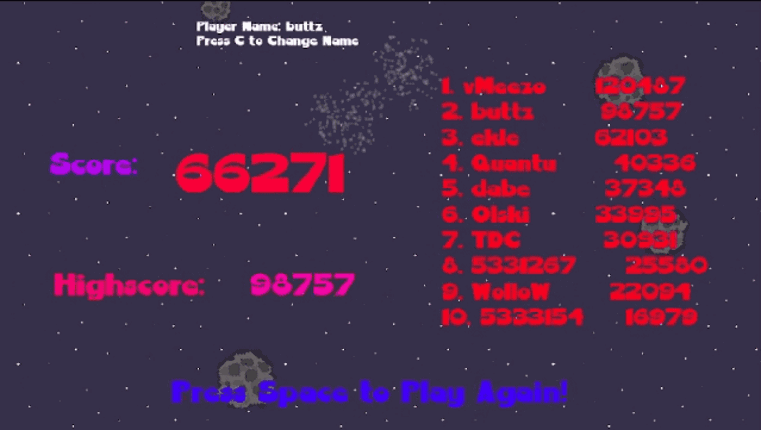 Erratic Rocket screenshot