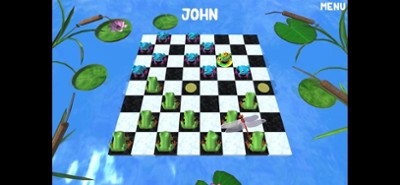 Frog Checkers 3D Image