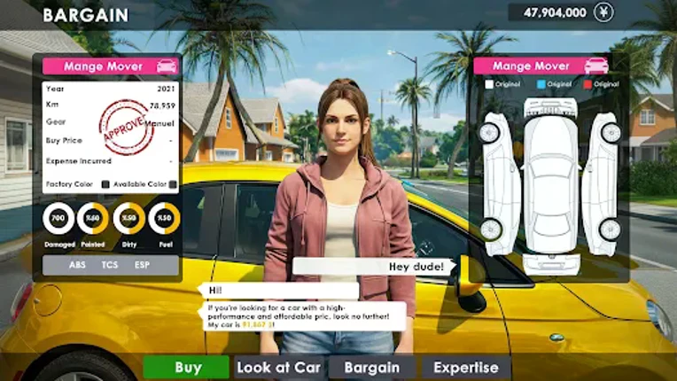 Car Sales Dealership Game 3D Image