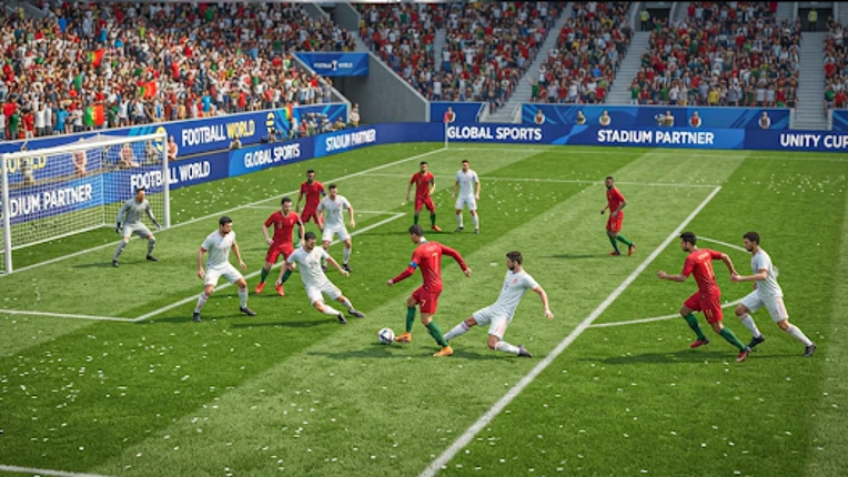 League Football Match Game screenshot