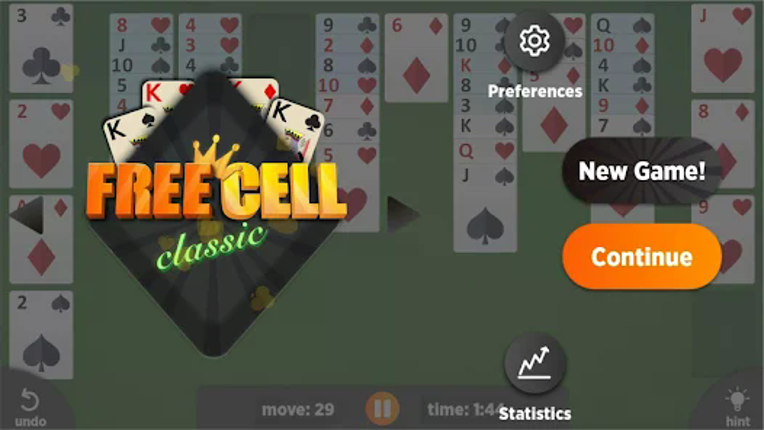 FreeCell - Offline Card Game screenshot