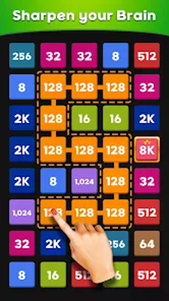 Merge 2248: Link Number Puzzle screenshot