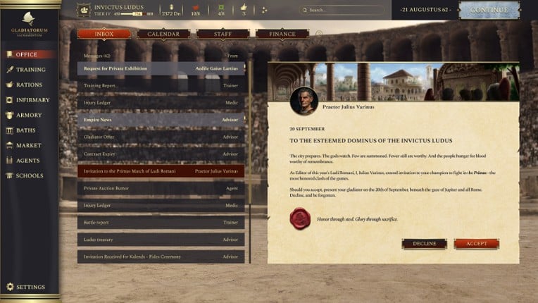 Gladiatorum: Sacramentum screenshot
