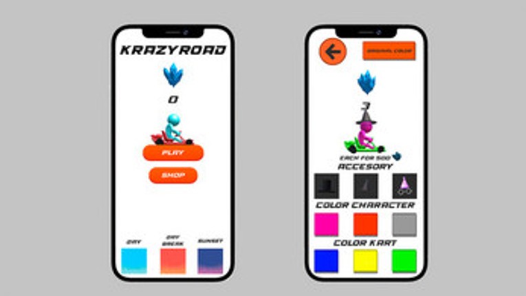 Krazy Road screenshot