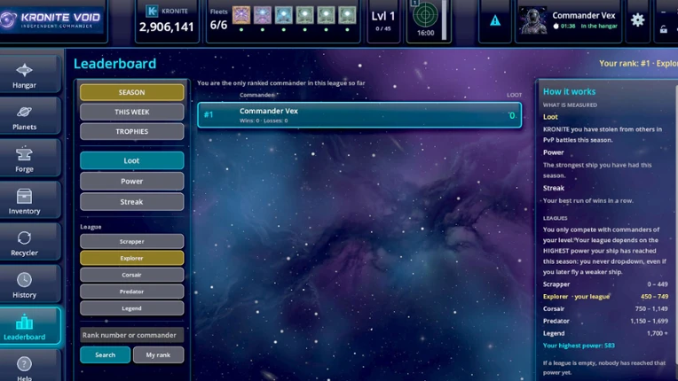 KRONITE VOID screenshot