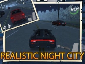 Night Traffic Car Driving Parking Career Simulator Image