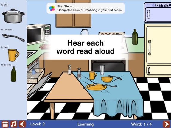 Spanish for Kids: a Learning Story Adventure screenshot