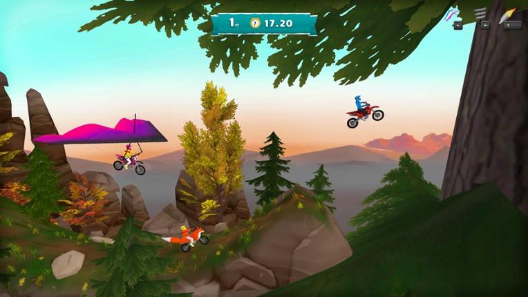 Sunset Bike Racer 2 Pro - Airborne Motocross screenshot
