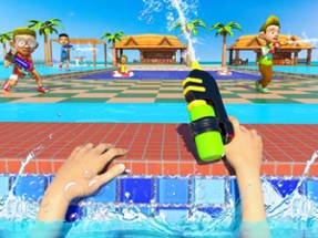 Water Shooting Pool Gun Arena Image