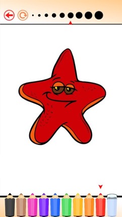 Coloring Book Sea Animal HD: Learn to paint and color a shark, jellyfish, crab and more screenshot