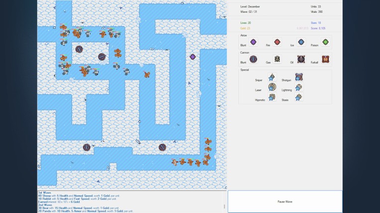 Fluffy Tower Defense screenshot