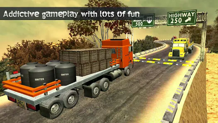 Truck Driving Uphill Simulator screenshot
