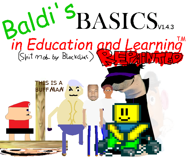 Games like Baldi's Basic's in education and learning REPAINTED