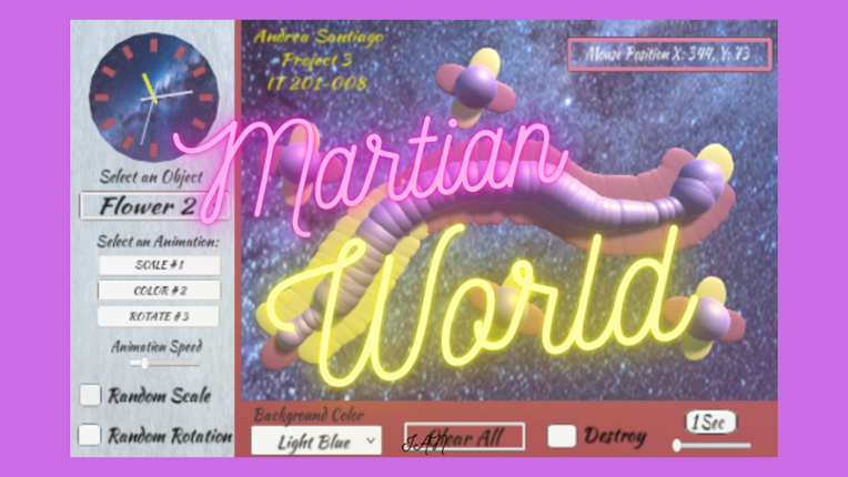 Martian World with Animations Game Cover