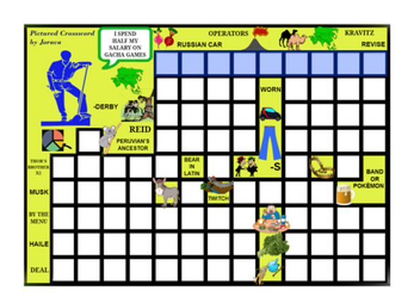 Pictured Crossword #3 Image