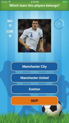 Guess Team and Player for English Premier League Image