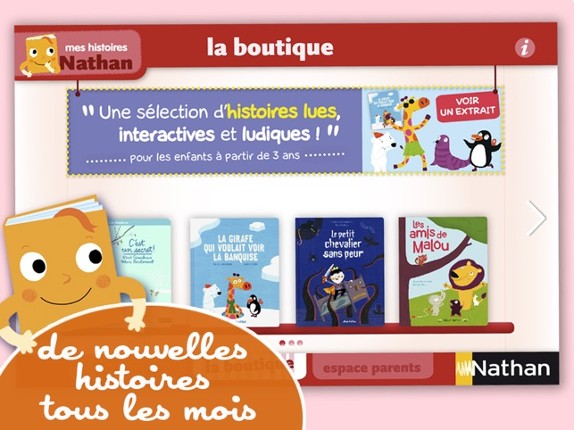 Mes histoires Nathan : des livres interactifs pour les enfants dès 3 ans screenshot