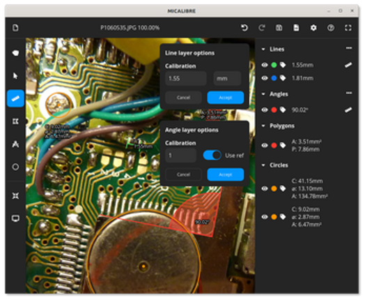 Micalibre screenshot