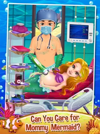 Mommy's Mermaid Newborn Baby Spa Doctor - my new salon care & make-up games! screenshot