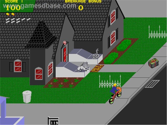 Paperboy screenshot