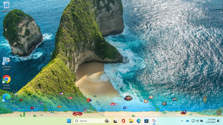 Pixel Aquarium screenshot