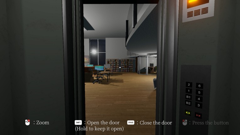 0th floor. - The cursed elevator to floor zero - screenshot