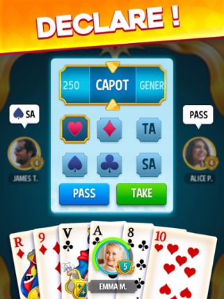 Belote et Coinche : le Défi screenshot