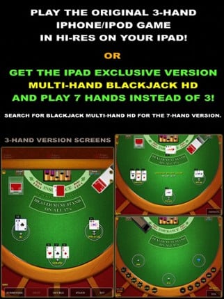 Blackjack 21 Pro Multi-Hand screenshot