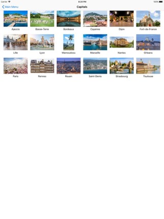France Regions and Capitals screenshot