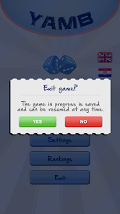 Yamb screenshot
