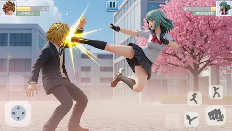 High School Fighting Game screenshot