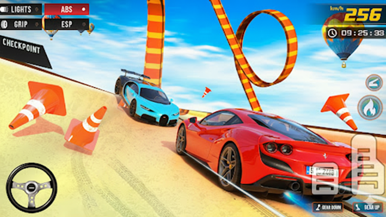 Superhero Car Stunt Mega Ramps screenshot