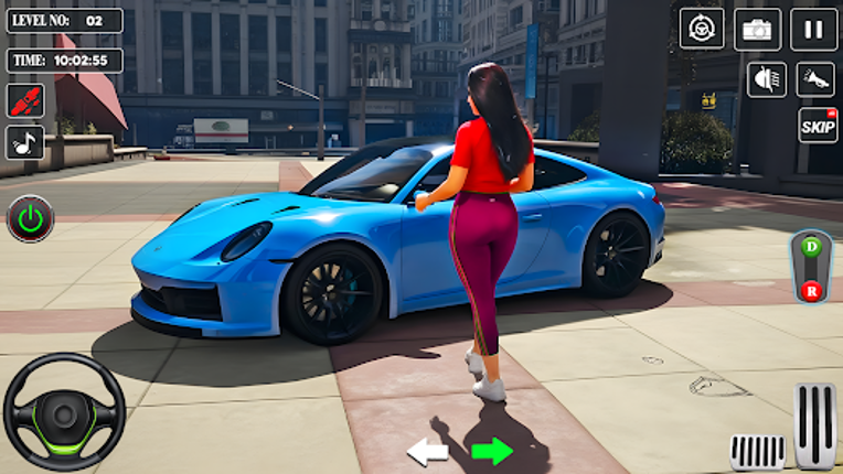 US City Racing Car Driving Image