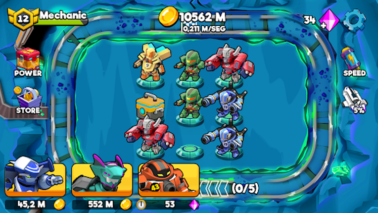 Merge Robots Universe - Tycoon screenshot