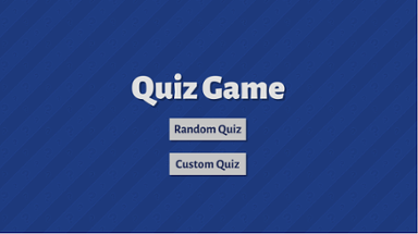 Customize your Quiz! Image