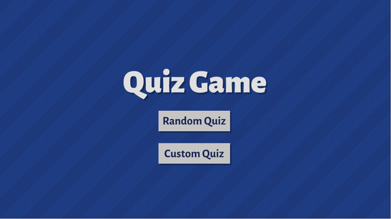 Customize your Quiz! Game Cover