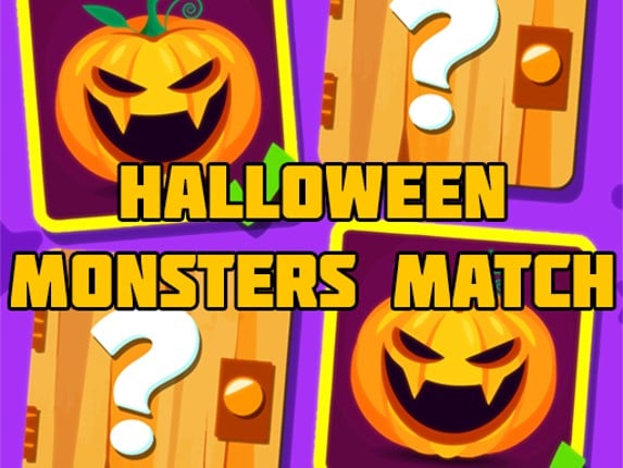 Halloween Monsters Match Game Cover