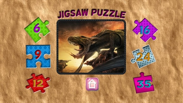 Jigsaw Puzzle Dinosaur Learning and Fun for Kids screenshot