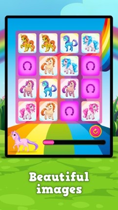 Pony and Unicorn : Matching Games screenshot