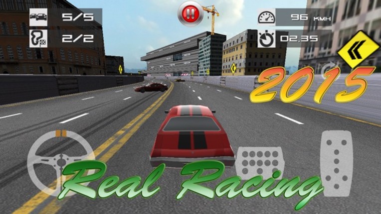 Real Racing Highway Drift Point Zone Driving Simulator 3D Image