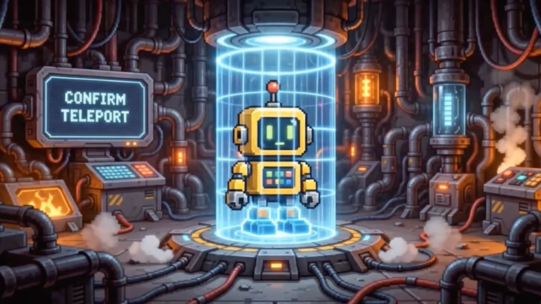 Retro Robot Rescue Image