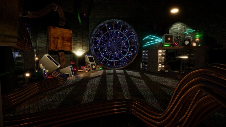 Retrofuturistic Shader Diorama Image
