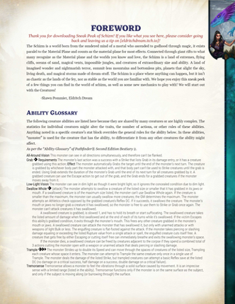 Sneak Peek of Schizm [PF2E] screenshot