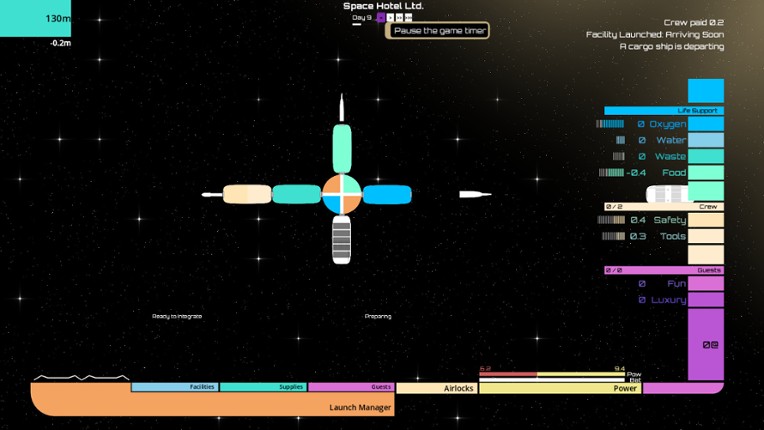 Space Hotel Ltd screenshot