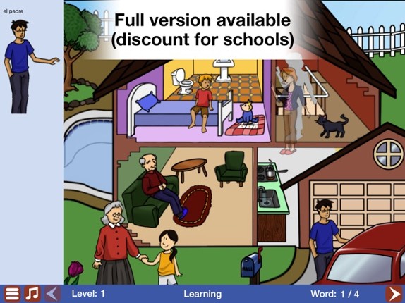 Spanish for Kids: a Learning Story Adventure screenshot